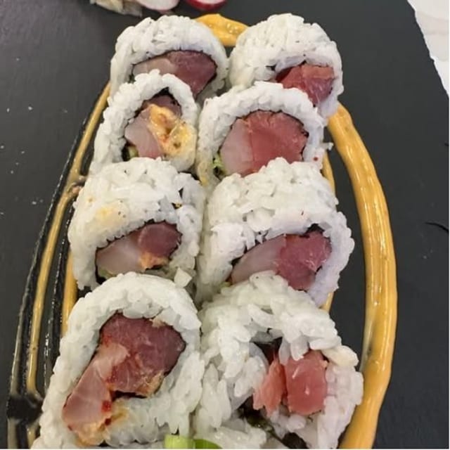 Spicy Tuna & Hamachi Roll.